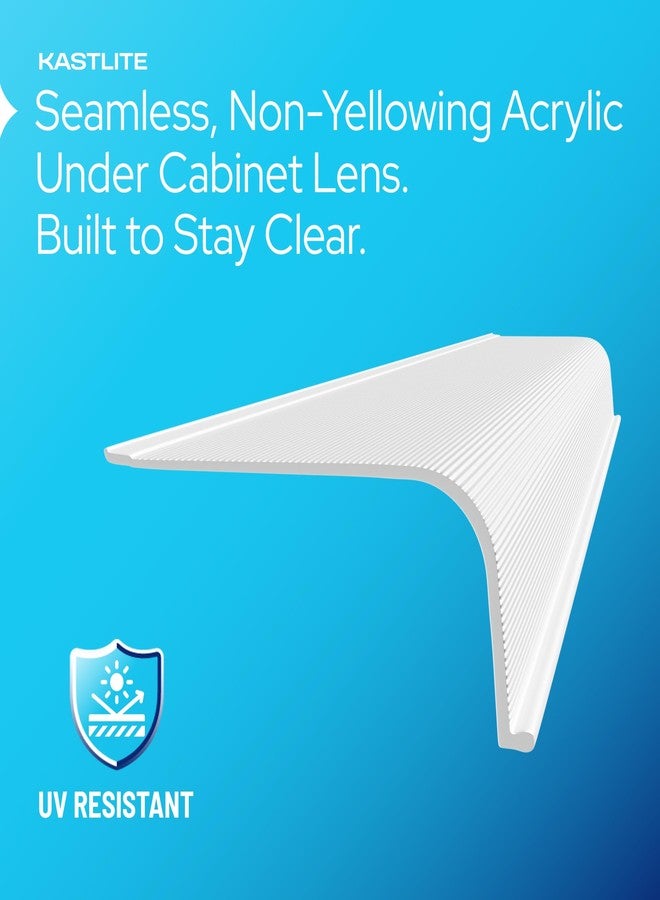 KastLite Under Cabinet Light Cover Replacement Sample Pack | 2" White Acrylic Undercabinet Lens Diffuser | All 8 Shapes Included for Fit Testing - Image 3
